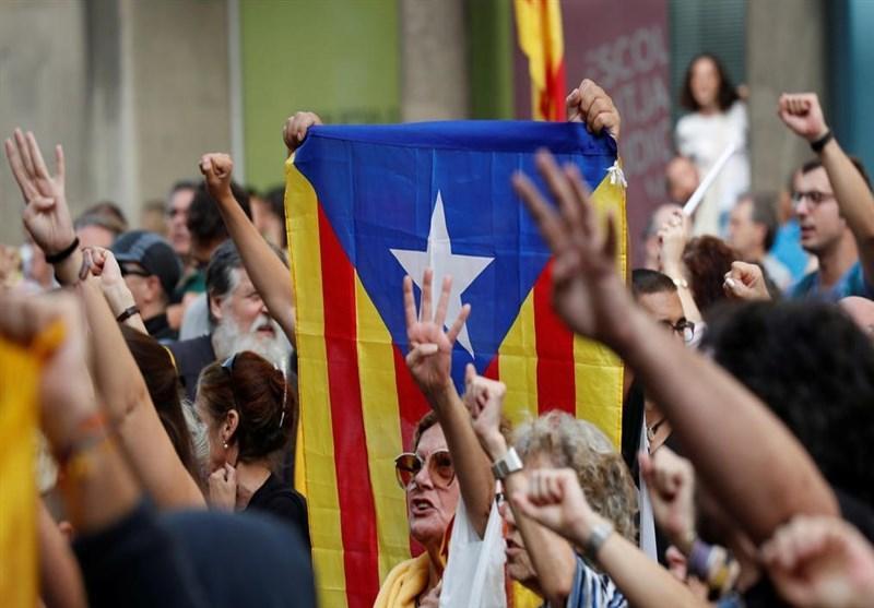 هفتمین شب اعتراضات سراسری در کاتالونیا