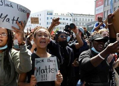 تظاهرات مردم آلمان در همبستگی با سیاهپوستان آمریکایی