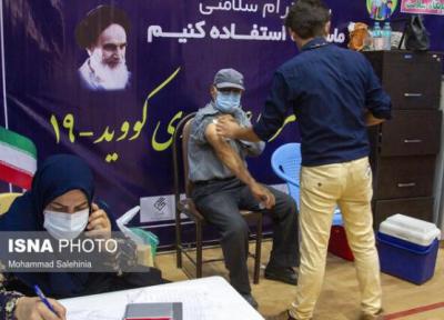 واکسیناسیون 45 درصد جمعیت بالای 18 سال در بوشهر
