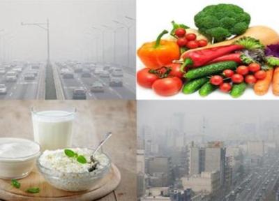 تغذیه مناسب در هنگام آلودگی هوا چیست؟