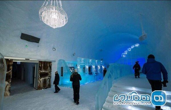 یک هتل یخی به صورت موقت برای زمستان پیش رو بازگشایی شد